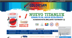 Desktop Screenshot of pinturascolorsan.com