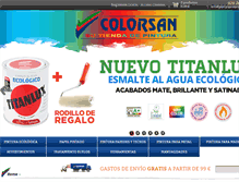 Tablet Screenshot of pinturascolorsan.com